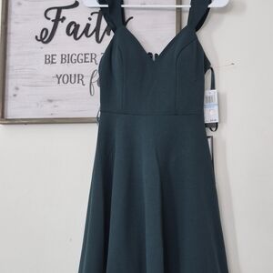 City Studio Kids Dress in Deep Green